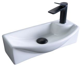 Раковина Gid 7946L 61120 подвесная белая 45.5x22x13